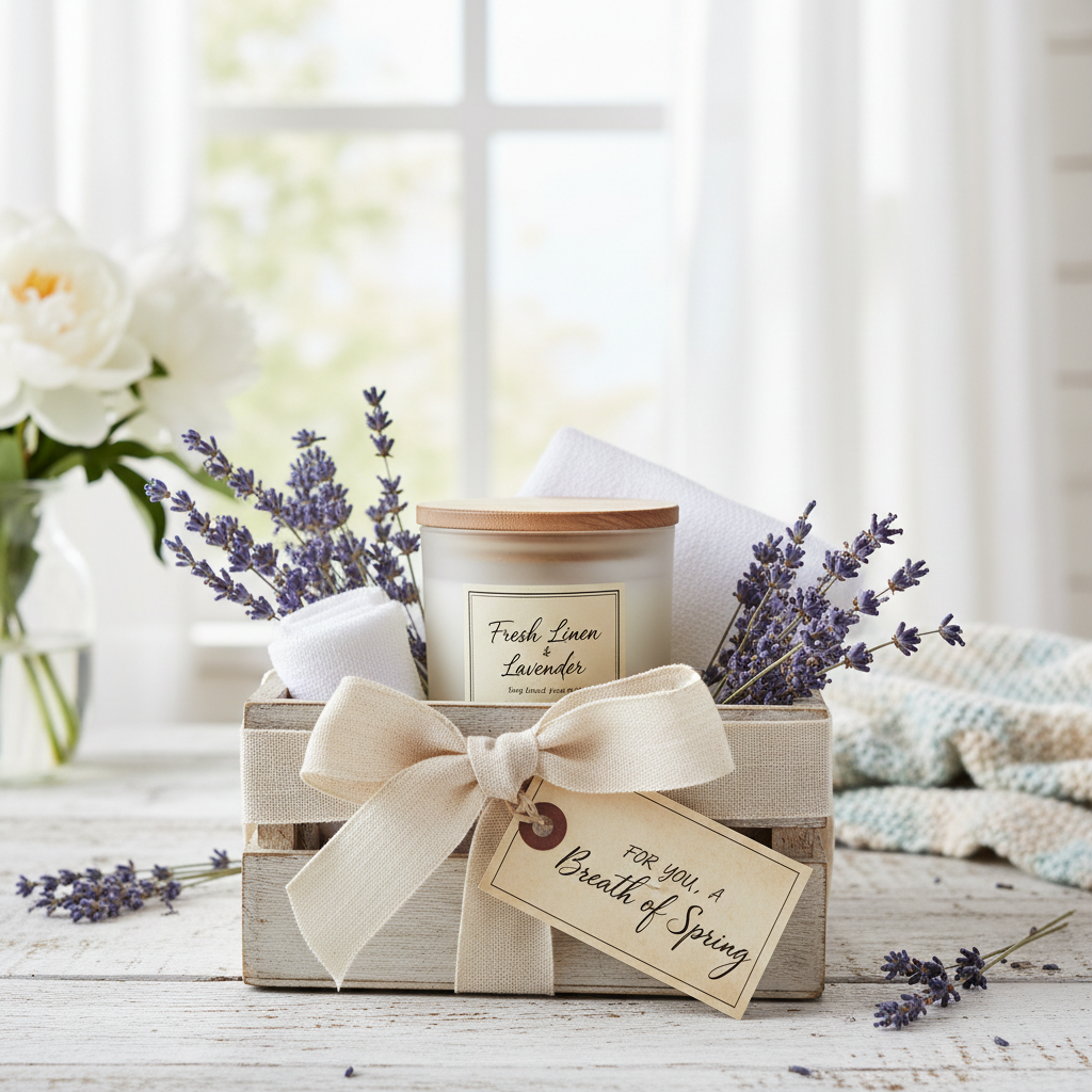 Fresh Linen & Lavender Candle