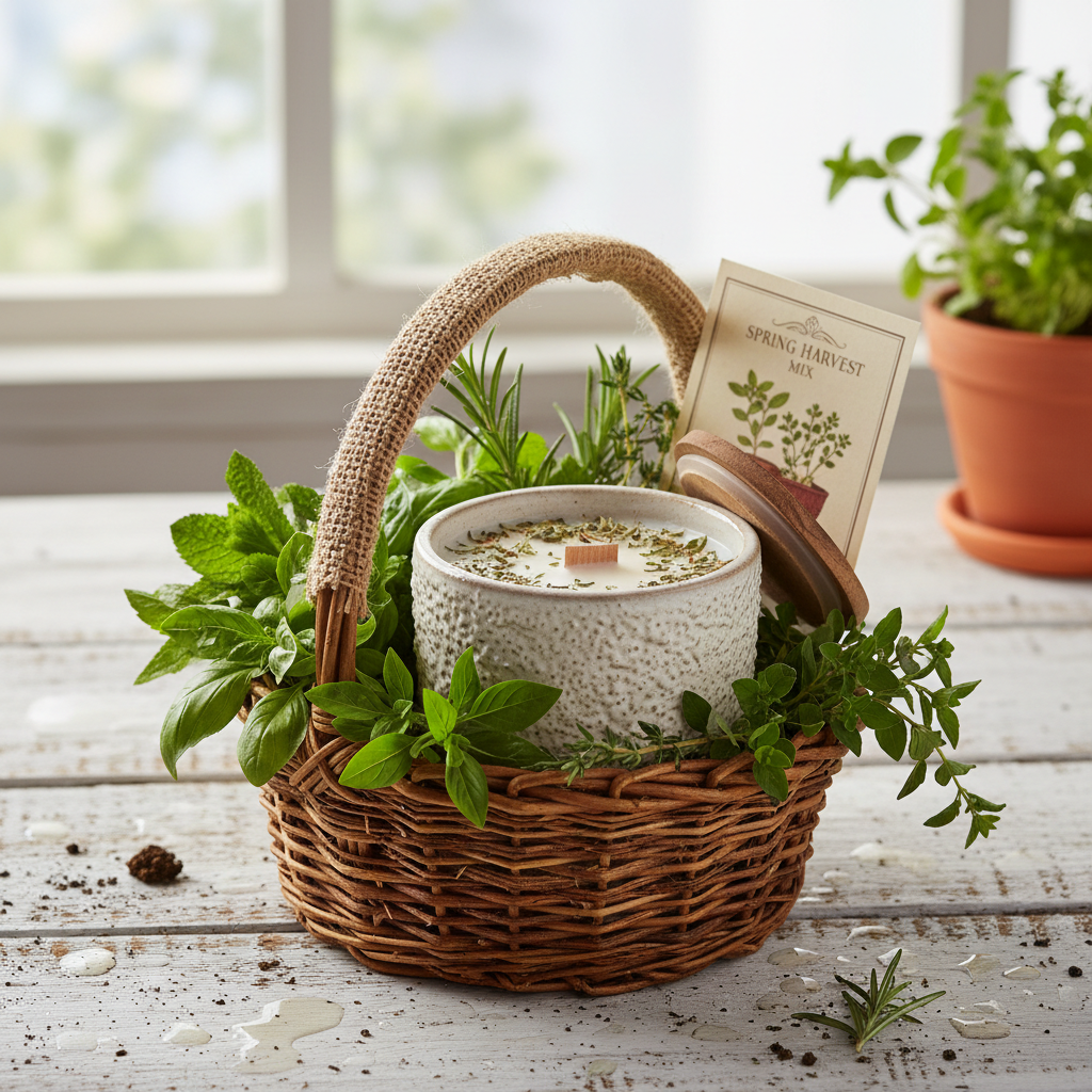 Rustic Herb Garden Candle