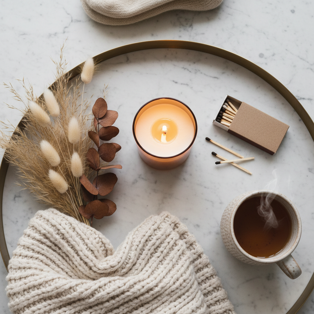 Amber Glow soy candle