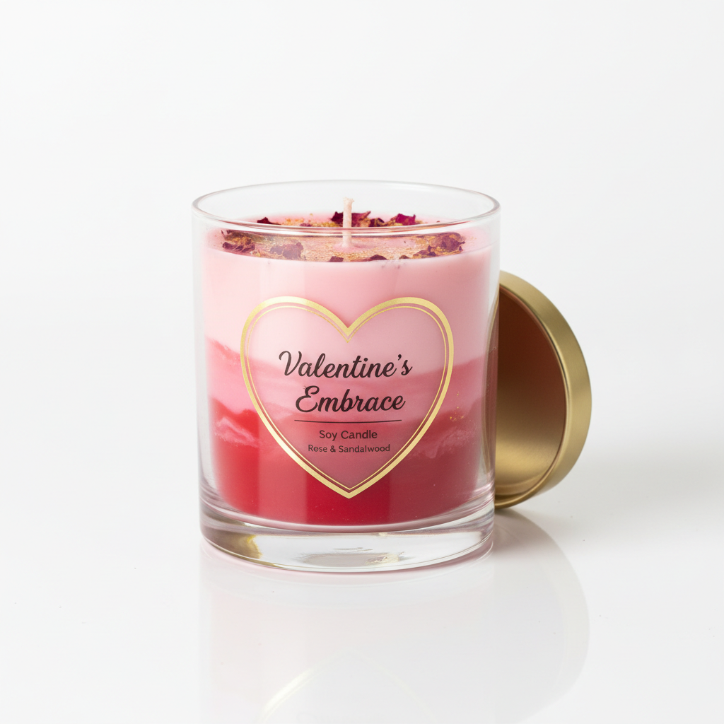 Valentine's Soy Candle