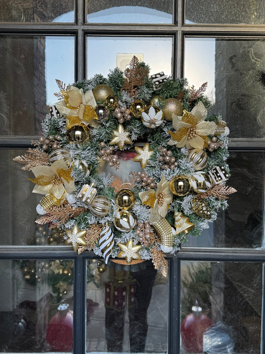 Champagne Wreath - 24 in