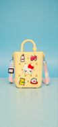 Yellow Rubber Hello Kitty Bag - Cute Kawaii Waterproof Tote