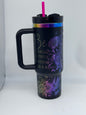 20 oz BE KIND Rainbow Grid Tumbler - Hand-Designed Inspirational Drinkware