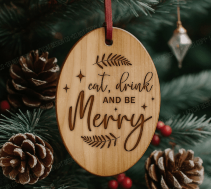 Customizable Holiday Ornament - Personalized Christmas Keepsake