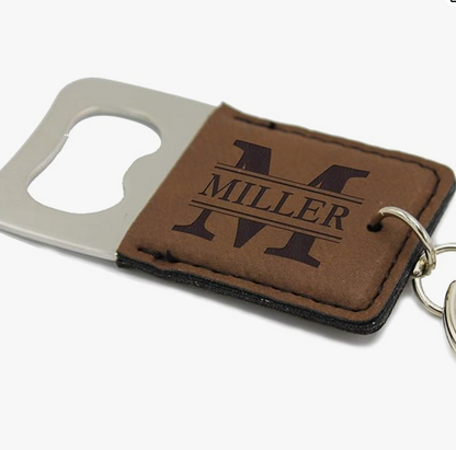 Custom Leather Keychains – Personalized Guest Gifts