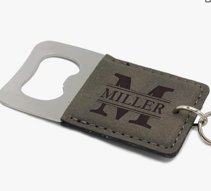 Custom Leather Keychains – Personalized Guest Gifts