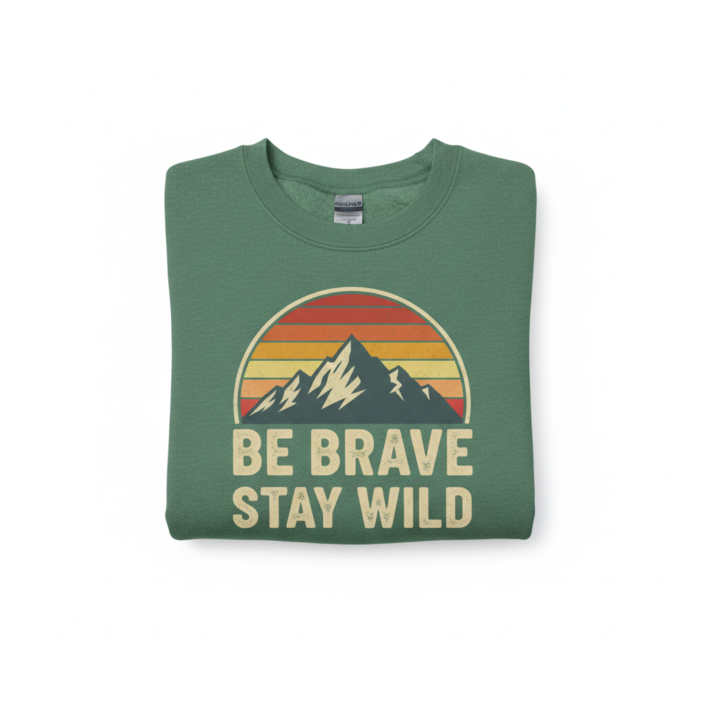 Be Brave Stay Wild Crewneck 4