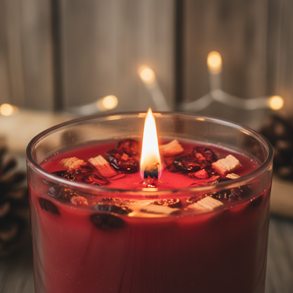 Candle Burning Close-up