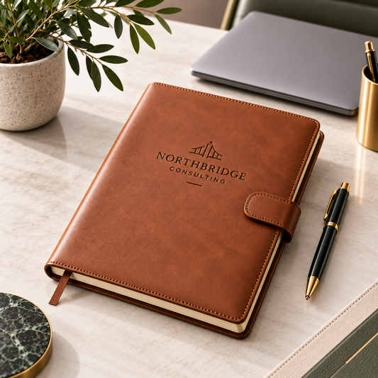 Personalized PU leather notebook