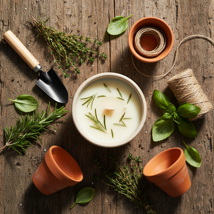 Rustic Herb Garden Candle