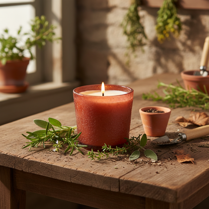 Rustic Herb Garden Candle