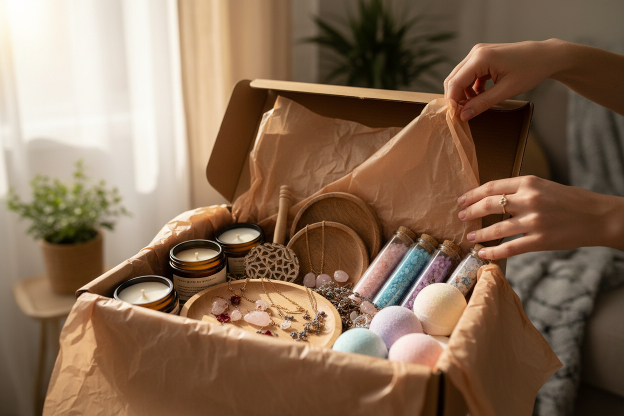 The Pamper & Glow Collection - Unboxing moment