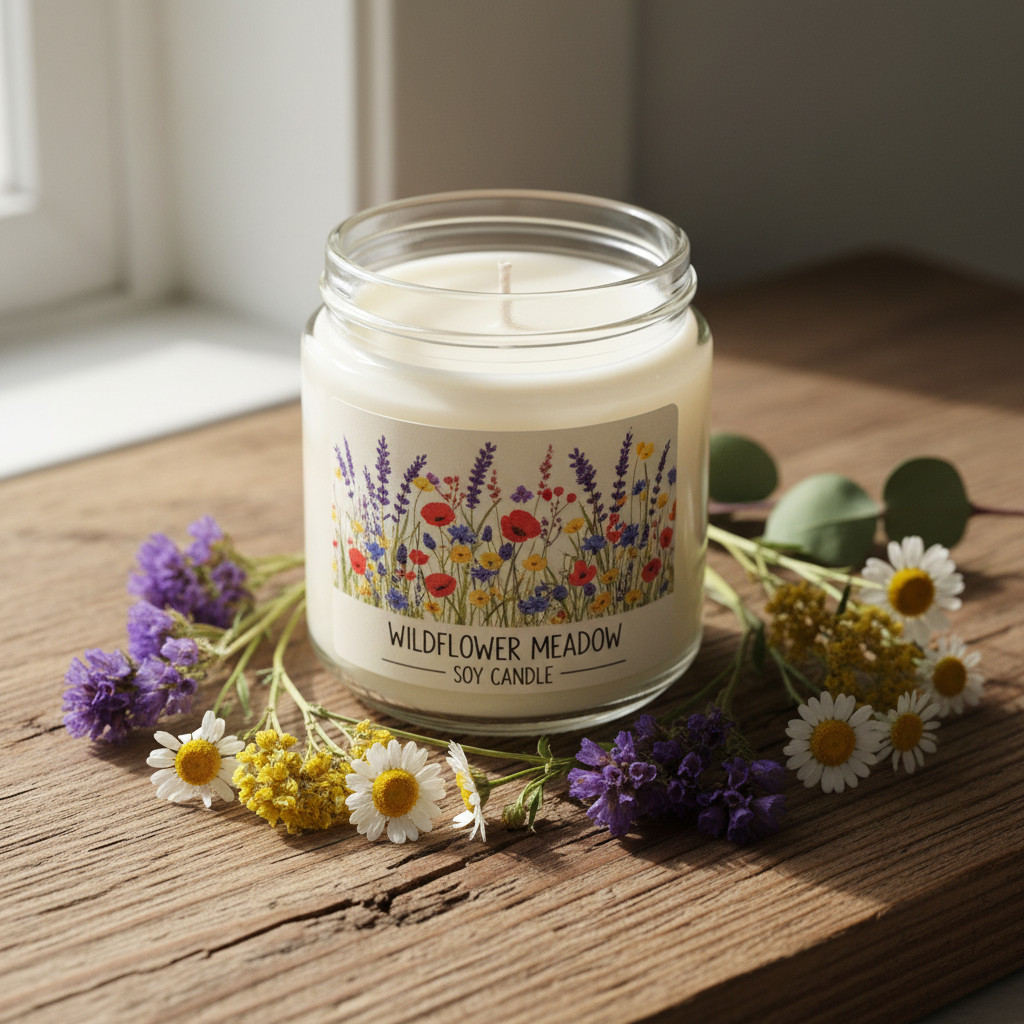 Mini Wildflower Meadow Candle - Product