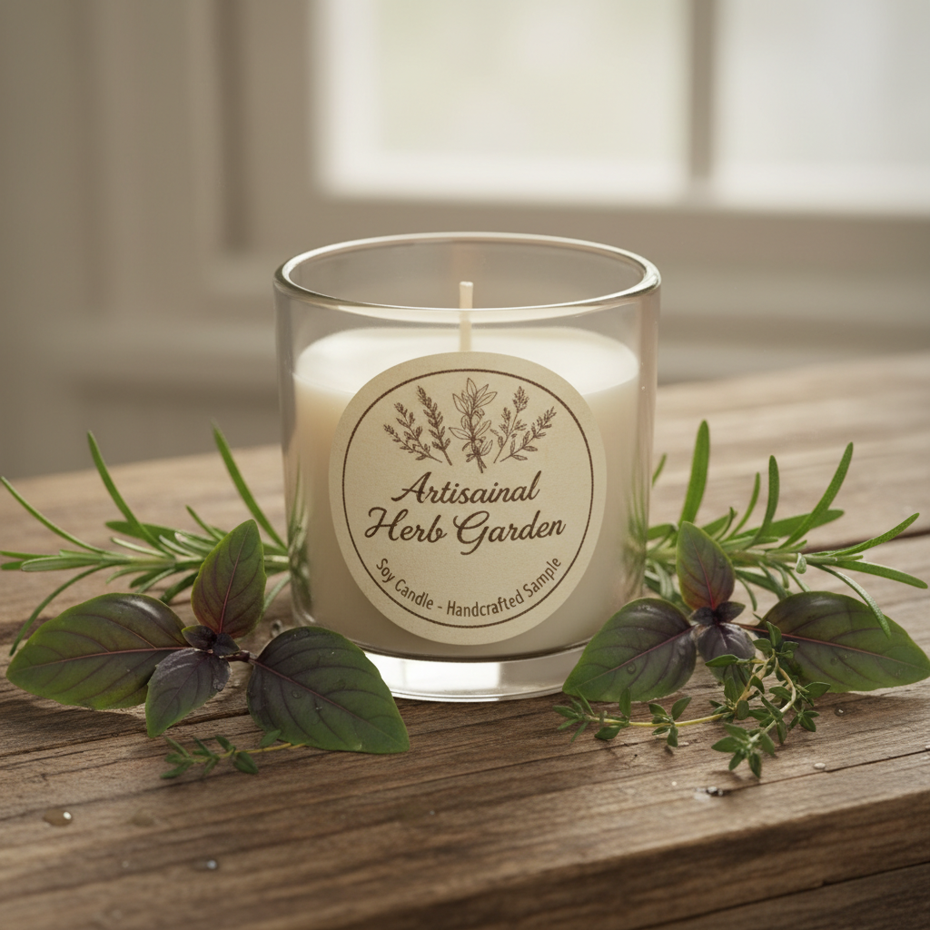 Sample Rustic Herb Garden Candle - Product