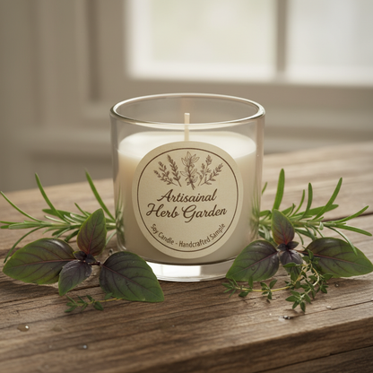 Sample Rustic Herb Garden Candle - Product