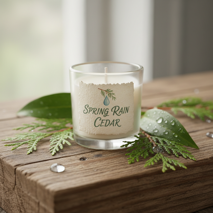 Sample Spring Rain Cedar Candle - Product